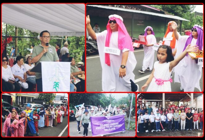 
					Pnt Caroll Senduk Ajak Jemaat Kakaskasen Rayakan Paskah dengan Kepedulian dan Kebersihan Lingkungan