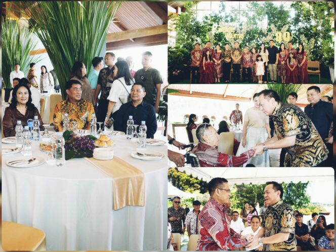 
					Syukur Bersama di HUT ke-80 Orangtua Dirut Pertamina Simon Mantiri, Caroll-Sendy Haturkan Doa dan Harapan Terbaik