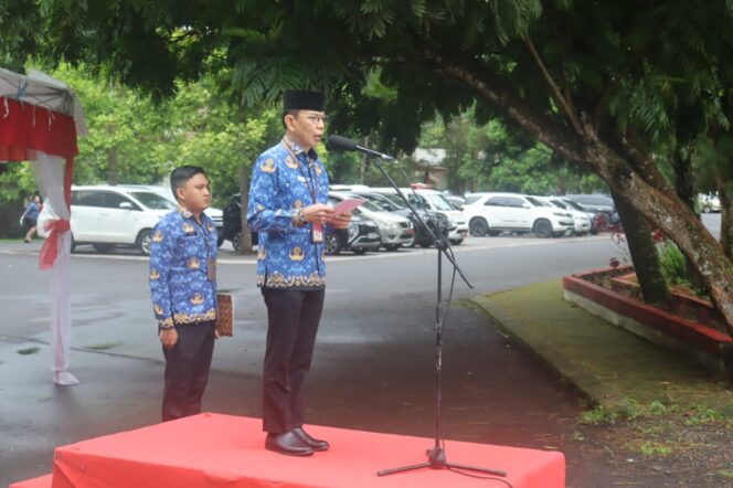 
					Upacara HUT ke-54 Korpri Digelar Pemkot Tomohon, Asisten I Jadi Inspektur Upacara