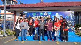 SOLID: Kontingen LPPD Tomohon saat tiba di Kabupaten Manokwari, Provinsi Papua Barat, dan siap mengikuti ajang bergengsi Pesparawi Nasional XIV Tahun 2026. Dok istimewa 