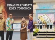 Berkat Inovasi Layanan dan Pengembangan Pariwisata, Dispar  Tomohon  Sukses Cetak Hat-trick Public Service of The Year 2026